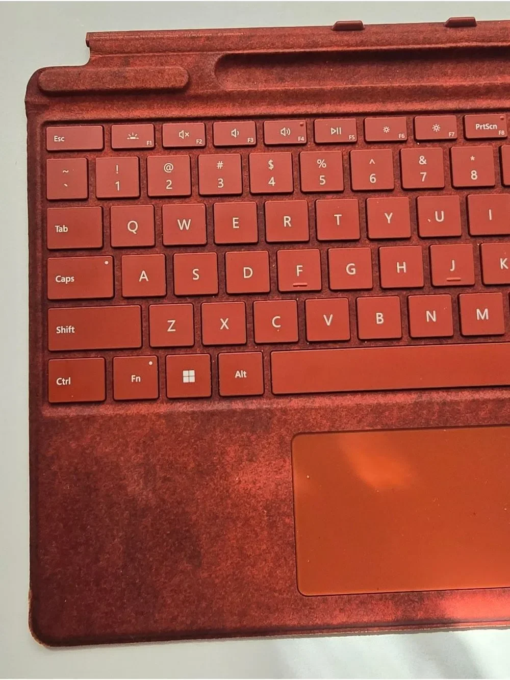 Microsoft Surface Pro Signature Keyboard Poppy Red Alcantara Pro 8 9 X